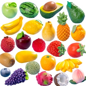 Miniaturas de Frutas de Resina, Adornos de Escritorio, Pequeños Dijes de Naranja y Plátano, Decoraciones para Casa de Muñecas, Accesorios para Manualidades - Product Image 1