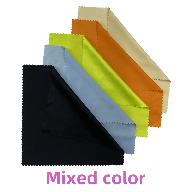 Wholesale New Reusable Microfiber Suede Dry And Wet Optional Dust-proof Eyewear Clean Cloth Anti Fog
