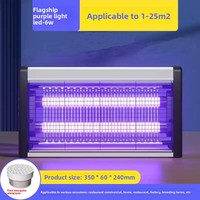 Émission violette commerciale LED choc électrique moustique tueur lampe Bug Zapper pour ménage et hôtels en gros