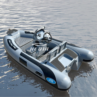 Bateau en caoutchouc gonflable de 330 cm Bateaux de pêche en aluminium bon marché pour 4 personnes