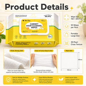 Mejor Opción: Toallitas de Limpieza y Mantenimiento 2 en 1 con <span class=keywords><strong>Cera</strong></span> de <span class=keywords><strong>Carnauba</strong></span> y Factor de Limpieza APG Rápido para Puertas de Gabinetes - Product Image 3