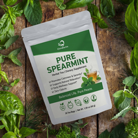Produsen Grosir Chinaherbs, Teh Spearmint Kering Bersertifikat GMP, Rempah-rempah Herbal, Daun Peppermint Hijau Kering, Kantong Teh Daun Mint untuk Dijual