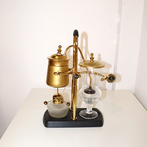 Kraliyet belçikalı dengeleme Brewer taşınabilir cam paslanmaz çelik espresso vakum sifon sifon kahve makinesi pot - Product Image 2