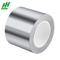 Ruban adhésif en aluminium HEYA pour conduits HVAC, isolation thermique, ruban argenté, ruban adhésif acrylique sensible à la pression, ruban de masquage simple