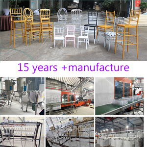Silla de Comedor Moderna Apilable y Resistente de Plástico PP Blanco para Banquetes, Hoteles, Bodas, Eventos al Aire Libre, Estilo Tiffany Chiavari - Product Image 5