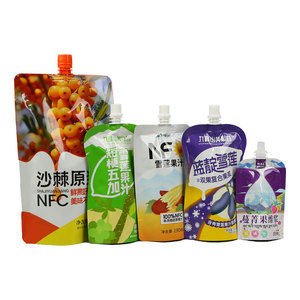 Tùy Chỉnh Nước Giải Khát Nhựa Bao Bì Chất Lỏng Nước Trái Cây Uống Thạch Túi Bóp <span class=keywords><strong>Spout</strong></span> <span class=keywords><strong>Pouch</strong></span> Túi Với Vòi Nước Trái Cây <span class=keywords><strong>Pouch</strong></span> - Product Image 3