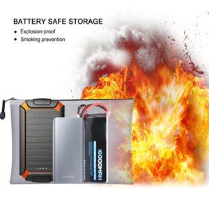 Money Bag File <b>Folder</b> Document Cases Storage Bag for Home Fireproof Waterproof Useful OEM - Product Image 4