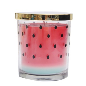 Candeville Fruit Shaped Scented <b>Candles</b> Glass Jar Soy <b>Wax</b> Smokeless Home Fragrance Decor - Product Image 5