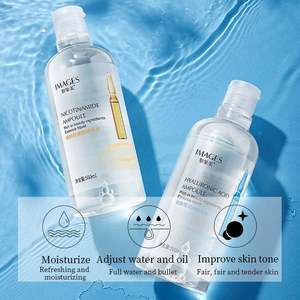 IMAGES Essence d'eau hydratante à la vitamine C et à l'acide hyaluronique pour le soin de la peau, éclaircissante, lissante, resserrant les pores, tonique facial pour le visage - Product Image 3