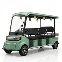 Voiturette de golf électrique 6 places, véhicule utilitaire, bus touristique, petite voiture électrique pour adultes, vitesse 30-50 km/h, autonomie 70-90 km
