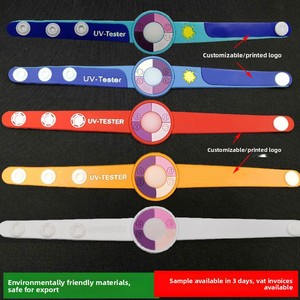 UV Test Bracelet UV Discoloration Hand <b>Strap</b> Children's Watch Silicone Soft Cartoon <b>Wrist</b> <b>Strap</b> BJ005 Ultraviolet Reminder - Product Image 3