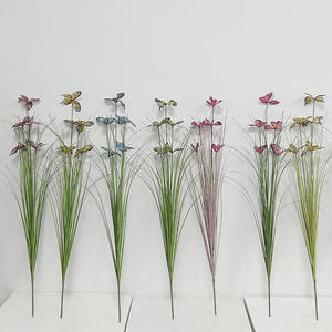 <span class=keywords><strong>Bouquet</strong></span> d'herbe <span class=keywords><strong>de</strong></span> roseau artificielle pour le glamping, les fêtes en plein air et la décoration bohème <span class=keywords><strong>de</strong></span> la maison, plantes artificielles légères et portables - Product Image 2