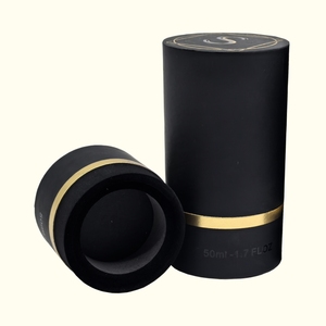 Ống giấy hình trụ cao cấp, chống thấm, in logo tùy chỉnh, sang trọng, dùng làm hộp quà đựng bộ mỹ phẩm nước hoa - Product Image 3