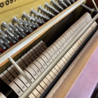 Samick SC118FD Classic Brown Upright Piano 88 Keys for Home Decor and Daily Practice