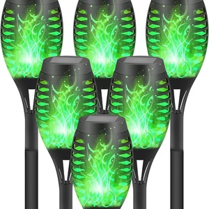 Xinhuiyuan Solar Flame <b>Lamp</b> 7 Color Outdoor Garden Lawn Light For Balcony Court Landscape Ground Lighting - Product Image 3