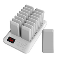 Système d'appel sans fil pour restaurant, 16 pagers de table pour la gestion des files d'attente et l'appel des clients dans les cafés, salons de desserts, restaurants de burgers et food trucks