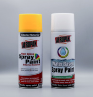 AEROPAK haute qualité à bas prix automobile acrylique plaqué or couleur métallique voiture meubles peinture chrome aérosol or peinture en aérosol