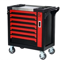 Chariot d'atelier multifonction en fer avec 6 tiroirs, options OBM/OEM personnalisables, capacité de charge de 200 kg, garantie de 3 ans
