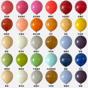 Fournitures en gros de ballons de haute qualité, 200 pièces/sac, ballons en latex de 5 pouces, ballons de couleur rétro, décoration de fête d'anniversaire - Product Image 1