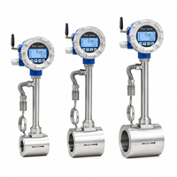 Variable Area Water Flow Meter Temperature Pressure Compensation Wafer Thread Connection Cast Iron Digital Wireless Steam Gas