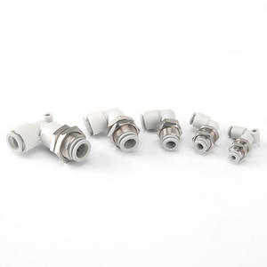 ข้อต่อเร็วแบบเกลียวตรง KQ2LE สำหรับระบบนิวเมติกส์ ข้อต่อเร็วแบบเกลียวตรงทำจากทองแดง - Product Image 1