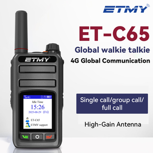 Radio PTT POC global Avalier 4G de largo alcance (5000 km) con pantalla ETMY ET-C65 - Product Image 1