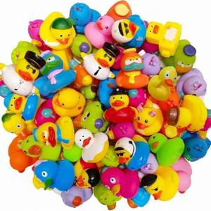 Jouet de bain créatif en plastique et caoutchouc pour Halloween avec son de trompette, forme professionnelle pour jeux aquatiques, canard jaune - Product Image 4