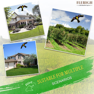 Éloigne-oiseaux écologique : <span class=keywords><strong>Cerf</strong></span>-<span class=keywords><strong>volant</strong></span> effaroucheur d'oiseaux volants, largement utilisé dans les jardins, les pelouses et les fermes. - Product Image 2