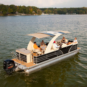 เรือคาตามารันแบบแพท้องแบน ดีไซน์ใหม่ปี <span class=keywords><strong>2023</strong></span> ขนาด 22 ฟุต พร้อมคอนโซลกลาง สำหรับเล่นเซิร์ฟในทะเล ขายแล้ว - Product Image 1