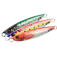 Logo personnalisé naufrage rapide 40g60g80g100g120g150g200g eau salée métal Jig leurre plomb 3D leurres de pêche Jigging