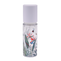 Pour les soins de la peau/cosmétiques: Bouteilles de pulvérisation à brume fine à motifs de feuilles durables, étanches et faciles à nettoyer Impression UV personnalisée