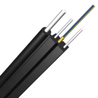 Kabel Serat Optik Core Drop Indoor Outdoor G657A1 G657A2 Fibra Optica Frp FTTH 4 2 1 4f Kabel G657 A1