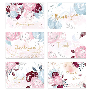 Tarjetas de Felicitación de Cartulina con Estampado Dorado para el Día de San Valentín, Impresión de Lujo, Tarjetas de Mensaje en Blanco Plegables, Juegos de Tarjetas de Felicitación - Product Image 4