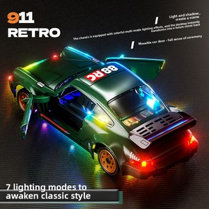 Nouvelle <span class=keywords><strong>voiture</strong></span> RC miniature ESP à l'échelle 1:43 en alliage métallique, quatre roues motrices, avec éclairage, pour enfants, jouet transfrontalier - Product Image 3
