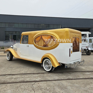 Nuevo Diseño de Coche Fúnebre Eléctrico Vintage, Vehículo Estable para el Transporte de Ataúdes, Adecuado para Suministros de Funerarias - Product Image 2