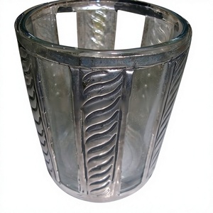 Prix de gros Meilleure vente Verre Laiton & Verre Votive Photophore - Product Image 1