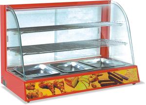 ร้อนขายไฟฟ้าอุ่นอาหารตู้โชว์เชิงพาณิชย์อาหารอย่างรวดเร็วอุ่นแสดงตู้โชว์บุฟเฟ่ต์ - Product Image 6