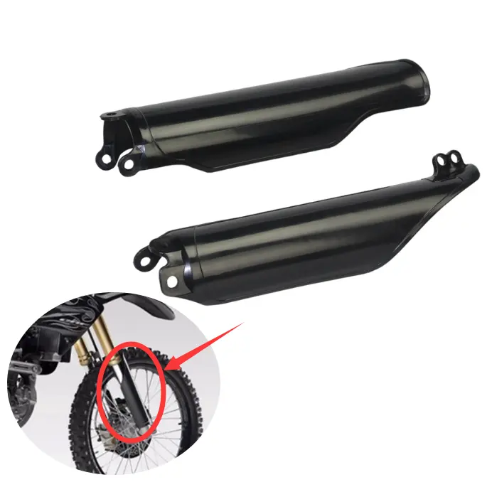 Черная защита для передней вилки велосипеда-внедорожника, крышка для Honda CR125, CR250, CRF 250/450, CRF250R, CR125R, CR250R