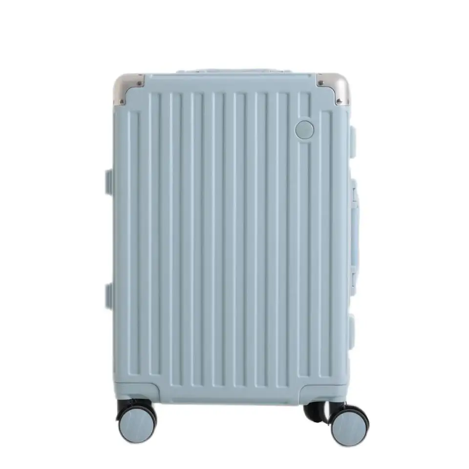 Valigetta di alta qualità impermeabile 20 24 28 pollici in alluminio cabina trolley valigie borse da viaggio valigia