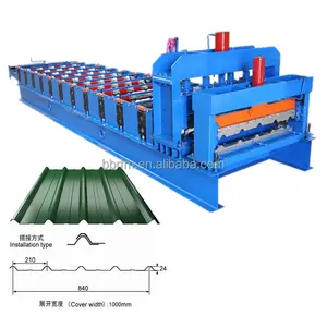 Corrugated Roofing Sheets Cold press Roll Forming Making Machinery