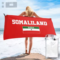 2025 Offre Spéciale été produits somalie drapeau Football sport Fitness Gym serviette piscine serviette de plage