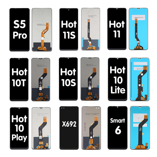 For Tecno Lcd Screen for Tecno Spark 4 5 Air Screen for Infinix Screen X685 X650 Lcd Display Full Models