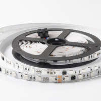 Bande LED DMX512 5050 RGB 24V 84 LED pour l'extérieur, pour DJ et fêtes, programmable, contrôlée par un système intelligent, multicolore, IP20