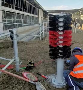 Cepillo para Vacas, Cepillo Corporal para Vacas, Cerdas de Nailon y Acero Inoxidable para el Cuidado y Masaje de Ganado Lechero - Product Image 5