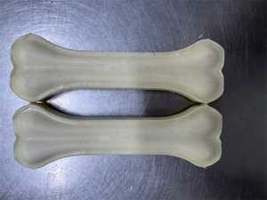 Beyaz inek derisi preslenmiş kemikler farklı boyutlarda köpek diş çiğnemek ham deri köpek diş temizleme çiğneme davranır - Product Image 4