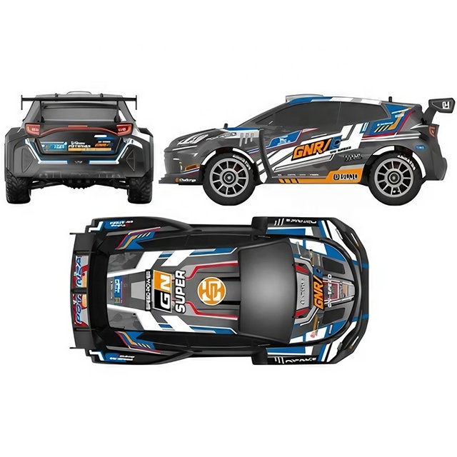1/12 4WD Brushless RC Rally Car PRO Version 45km/h High Speed Full Proportional Control LED Lights 2.4GHz Off-Road RC Drift Car