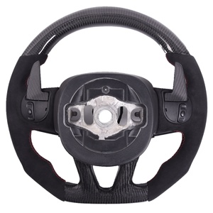 Ever-Carbon Racing ECR Venta caliente <span class=keywords><strong>Precio</strong></span> de fábrica Led Volante de carbono con Alcantar Volante para <span class=keywords><strong>Dodge</strong></span> <span class=keywords><strong>Challenger</strong></span> - Product Image 6