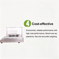Balance électronique de précision 300g / 500g / 600g personnalisable pour laboratoire, bijouterie, phytothérapie, diverses applications de pesage