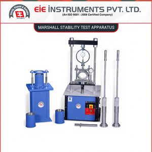 เครื่องวัดความเสถียรมาร์แชลล์อุตสาหกรรม EIE TM-041D สำหรับอุปกรณ์ที่มีโครงรับน้ำหนัก 50 กิโลนิวตัน เส้นผ่านศูนย์กลางแม่พิมพ์ 4 นิ้ว พร้อมการวัดแบบอิเล็กทรอนิกส์ที่แม่นยำ - Product Image 1