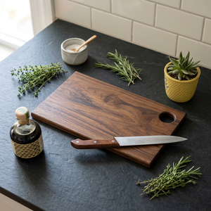 BS INTERNATIONAL Super Modern Acacia Wood Rectangle Cutting Board Cheese Board Sustainable Dishwasher Safe Handmade Hotel - Product Image 1